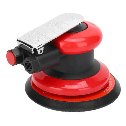 Five Inch Pneumatic Polisher With 10000 RPM No Load Speed Beast Air Powered Polishing Machine with red and black design