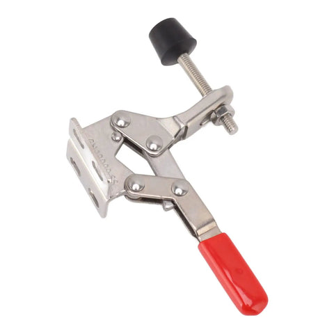 Pro Grade Toggle Clamp Latch Push Pull Stainless Steel Hand Tool For Woodworking And Welding, Adjustable Opening With Plastic Handle