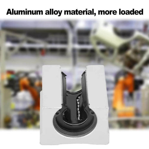 Open Linear Bearing Block SBR16UU 16mm Aluminum Open Linear Motion Ball Bearing Slide Bushing Block, aluminum alloy materials.
