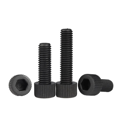 Durable Nylon Hex Socket Cup Head Screws Set M3 To M10 Range Black And White Knurled Plastic Bolts For Insulation And Electrical DIY 12mm Length