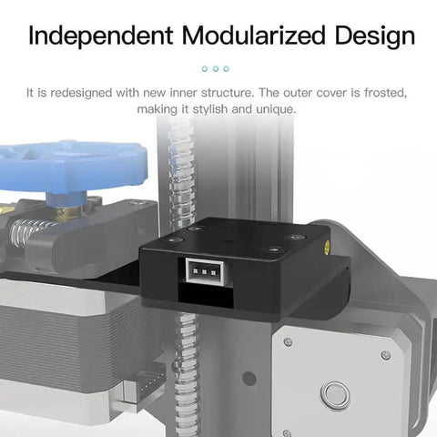Smart Filament Runout Sensor With Break Detection Module for 3D Printers, compatible with Ender models, close-up view.