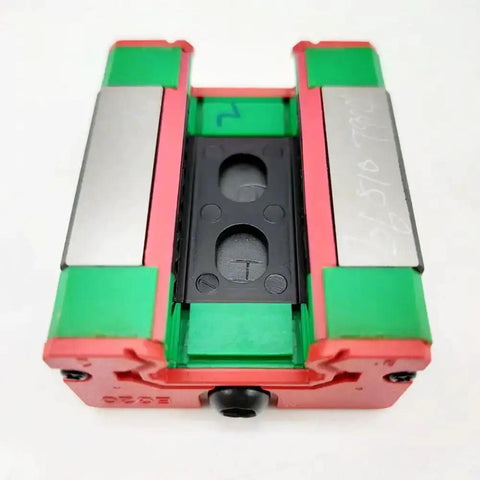 EGH20SA Linear Block Carriage And Guide Rail System For Precision Motion High Speed And High Load Rigidity Beefy Smooth Sliding Taiwan Made Custom Lengths Available And Full Series Availability; front view