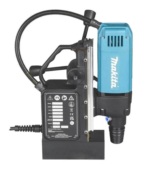 Portable Magnetic Drill For Steel With One And Three Eighths Inch Capacity And Two Inch Thick Cutting, Lightweight Makita HB350