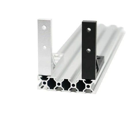 4 Pack 78x78mm Corner Brackets for 2020 Aluminum Extrusion Profile 90 Degree Gusset With 16 M5 Screws And 16 M5 T Nuts Heavy Duty Aluminum Alloy Support
