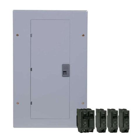 100A Main Breaker Load Center 20-Space 20-Circuit Indoor Electrical Enclosure with Breakers Included