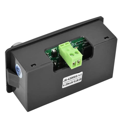 Back view of 4-20mA Signal Generator And Analog Simulator For Two-Wire Transducer, showing connectors and labels, DIY kit component.