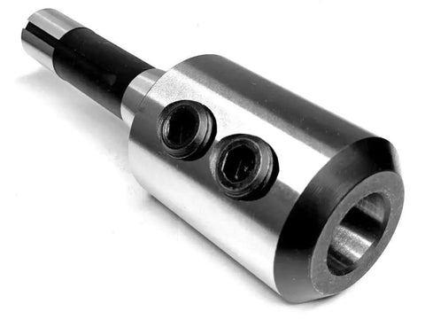 1 Inch R8 End Mill Holder For Bridgeport Style Milling Machines Hardened And Ground For Single End Mills Only Pro Grade Tool Mount Built To Last HHIP 3900 0107 Compatible Precision Machining Accessory side view