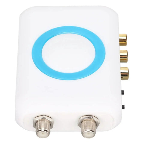 Plug And Play RF Modulator For Home Theater And TV, Supports PAL And NTSC Output, 1080P PLL Control Of VHF Frequency, Durable ABS Build