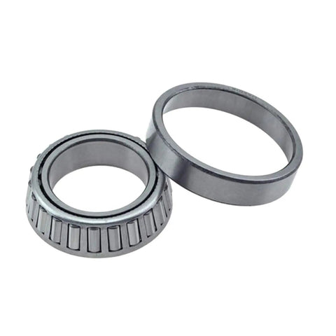 Rear Wheel Hub Bearing Seal Kit For Chevy Express And Silverado 2500 3500 HD 8 Piece Replacement Inner And Outer Seals Set For 2001 2010 Vans And Trucks OE Style EZ Install Ready; close-up of metal bearing and race ring