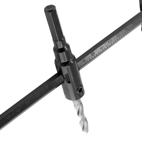Adjustable Hole Saw Kit LifCratms 1 3/16 To 7 7/8 Inch 30mm-200mm Heavy Duty Circle Cutter for wood and drywall, close-up view