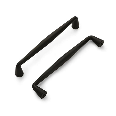 10 Pack Matte Black Cabinet Handles With 5 Inch Hole Center Solid Zinc Alloy Drawer Pulls Cupboard Hardware For Kitchen Cabinets