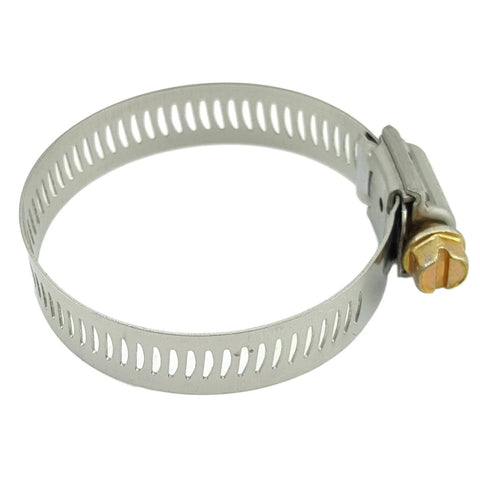 Power Seal hose clamp Breeze 62028H with plated screw, metal band, 1-5/16–2-1/4 in diameter (33–57 mm)