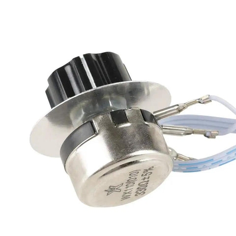 4-20mA Current Output Generator Module For PLCs And Frequency Converters, close-up of potentiometer and wiring, 12-24V DC power supply