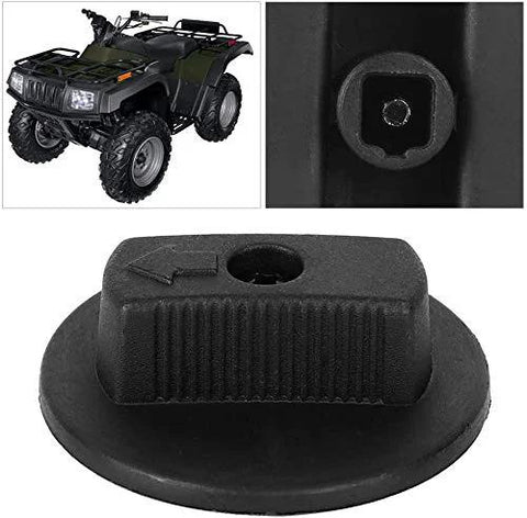 SEMOLTO Arctic Cat fuel valve shut-off knob; 2-port stainless steel ball valve, 1/2 in NPT inlet, metal body.