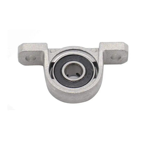 Front view of 10 Pieces 8 mm Bore Pillow Block Bearings Rail Mounted Self Aligning Zinc Alloy 55 By 29 By 13 mm Block