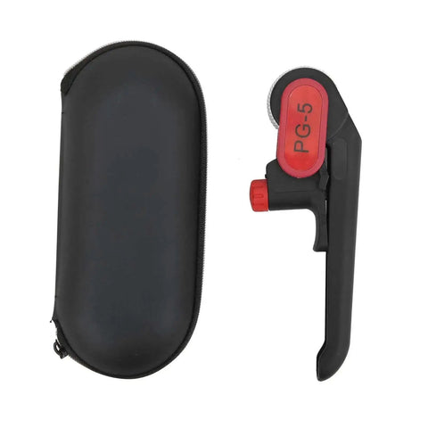 Cable Stripper Cutter Crimper Pliers With Adjustable Depth Up To 5mm Replaceable Blades next to black carrying case