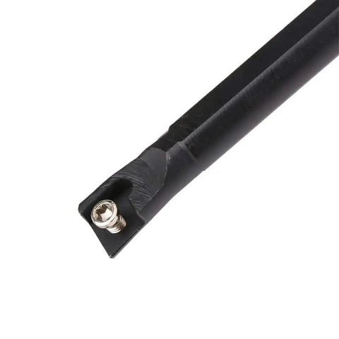 SCLCR Lathe Boring Bar Kit With Internal Turning Tool Holder, SHB Boring Bar close-up showcasing insert mounting point.