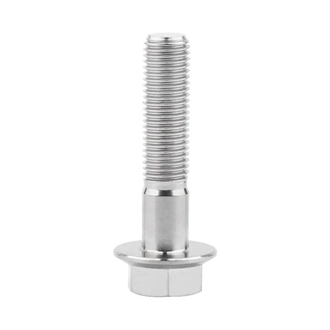 Titanium Beefy Flange Hex Bolt M10x45mm 1.25 Pitch Grade 5 6Al4V Ti Alloy Ultra Durable Anti Corrosion Rust Resistant Fastener