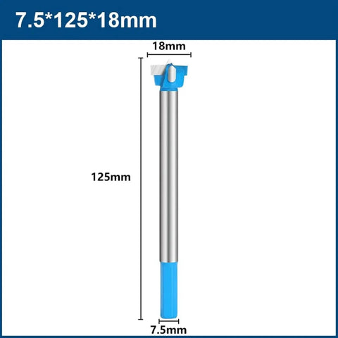 Lengthened Hex Shank Carbide Tipped Drill Bit For Wood 16-35mm Hinged Bore Hole Saw Cutter 1Pcs front view