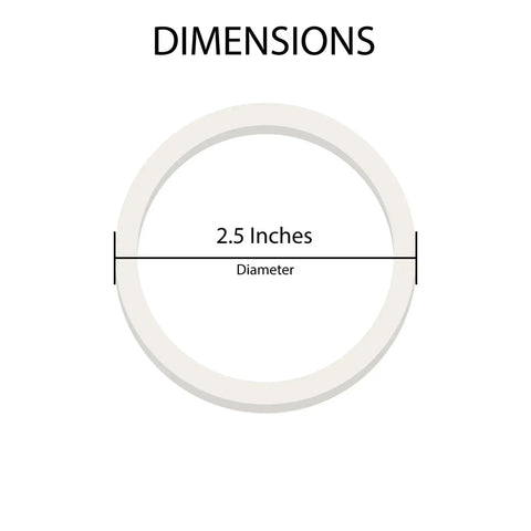 Replacement Silicone Gaskets For 3-Cup Stovetop Espresso Makers 4 Pack Heat Safe To 410 Degrees Fahrenheit Durable Fit ring