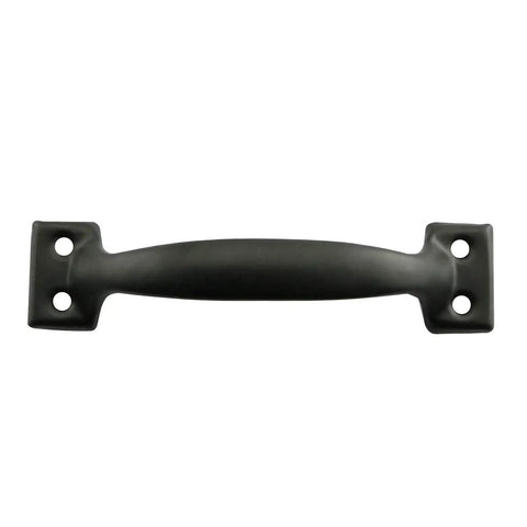 10 Pack 99mm Black Iron Door Handle Pulls With Screws For Doors And Drawers Vintage Surface Mount Hardware For Barn Doors Garage Doors Screen Doors