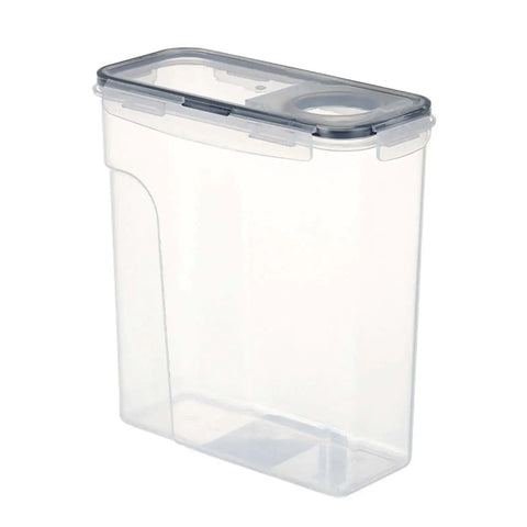 Transparent 4L Filament Drying And Storage Box For 3D Printers Dustproof Waterproof Canister with large round opening, black lid