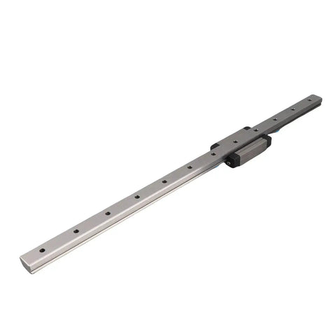 300mm Mini Linear Rail And Sliding Guide For 3D Printer And CNC Machine, built tough, smooth glide, steel rail with black slider