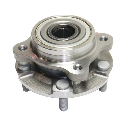 Front Wheel Hub Assembly Pair For Mitsubishi Lancer 2003 2004 2005 2006 With Ball Bearing Type 5 Studs 27 Spline Front Hubs Replacement MB914617