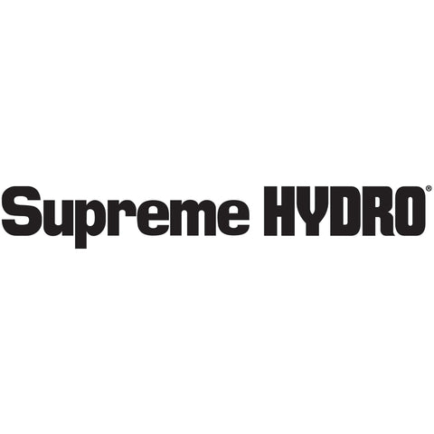 Supreme HYDRO bold black text logo on white background