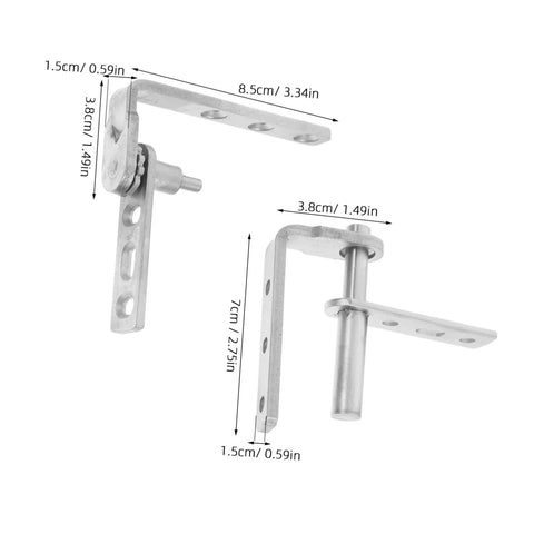Invisible Stainless Steel Hinges for Secret Doors and Hidden Entries, Featuring a Sleek Concealed Pivot Design and Durable Half Waist Mounting
