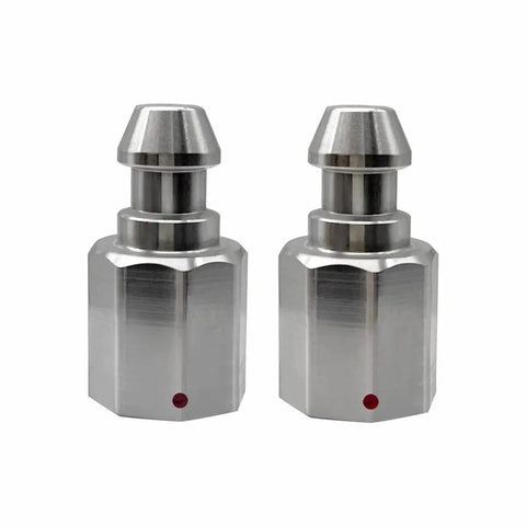 Trimble RTK GPS Quick Release Adapter 2 Pack For Poles 5/8x11 Stainless front view