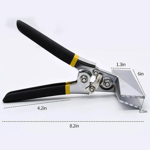 6 Inch Hand Seamer With Straight Jaw For Sheet Metal Bending And Flattening Heavy Duty Edge Seaming Pliers With Ergonomic Handle Chromium Vanadium Steel Construction