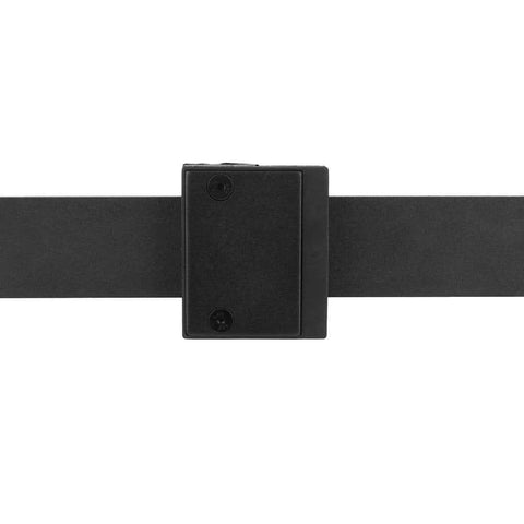 Durable Carbon Steel Double Barn Door Rail And Sliding Track System For Easy No Play Install On Closet And Cabinet Fronts Inside Or Outside With Inline Three Section Splicing For Rock Solid Alignment 12 Foot Length, close-up view.