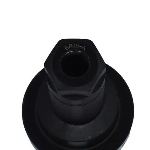 Close-up of a single ER16-A collet chuck from the Four Pack 4 Inch CAT40 ER16 Collet Chuck Set With 0.0001 Inch TIR for CNC milling