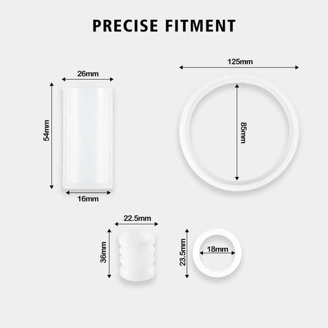 Precise fitment of 15 Piece Soft Serve Ice Cream Machine Repair Kit With O Rings Gaskets Seals And Tubes Premium Food Grade Silicone