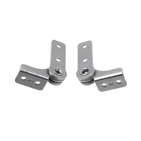 2 Pack Flip Hinge Damper With Screws, Heavy Duty 2.0 Nm Torque Torsion Shaft Hinge, 304 Stainless Steel Rotating Damping Shaft