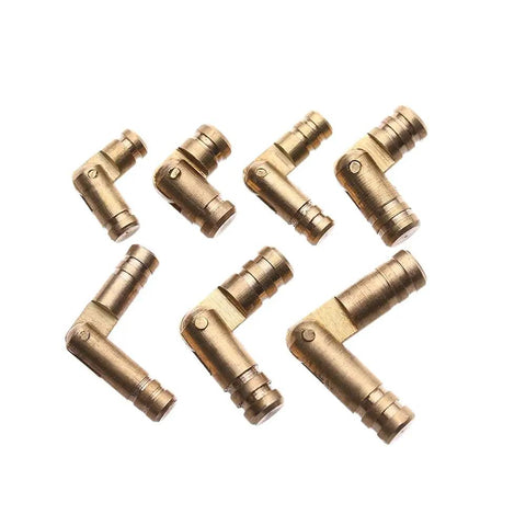 10Pcs Invisible Concealed Copper Barrel Hinges For Cabinets And Jewelry Boxes Hidden Brass Hardware 5mm x 20mm Durable Easy Install DIY