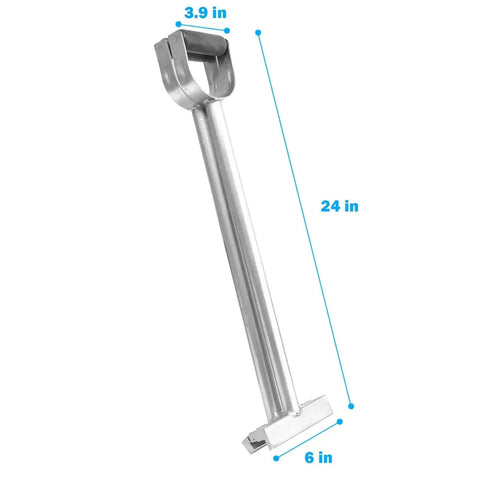 Two Step 90 Degree To 180 Degree Metal Roof Standing Seam Bending Tool With 24 Inch Extended Ergonomic Grip Heavy Duty Hand Seamer
