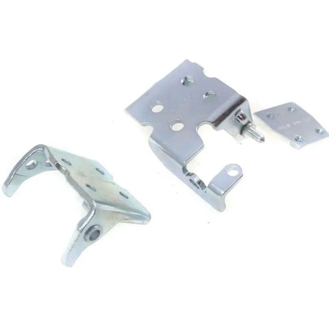 Door Hinges Set Of 2 Front Left Chrome Finish For GMC Yukon Sierra Tahoe Escalade Cadillac Escalade ESV 2000 To 2006 Replacement Pair