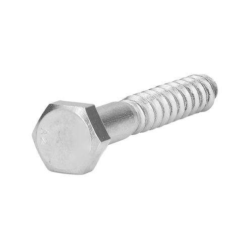 Heavy Duty Wood Hex Lag Screws With Half Thread, Self Tapping Design, No Pre Drill Needed, Made From A2-70 Stainless Steel