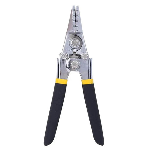 6 Inch Sheet Metal Bender Workhorse With Heavy Duty 45 Steel Construction Multifunctional Duckbill Pliers front view