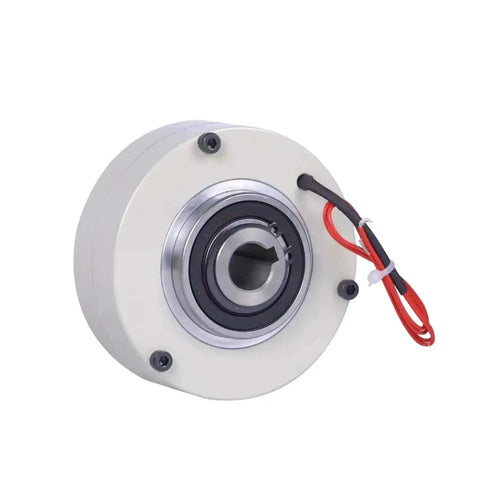 0.3 To 2.5 Kg Small Hollow Magnetic Powder Clutch Brake 24V Electromagnetic Brake With Tension Controller Industrial Automation