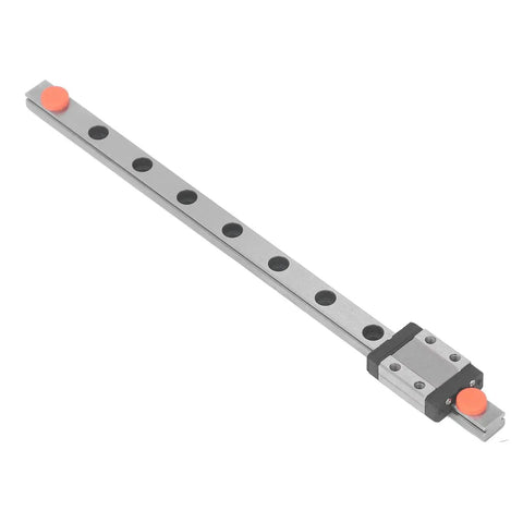 Linear Guide Rail 200mm Slide Carriage Kit with Slider Block for CNC Router and 3D Printer, precision linear motion guide visible