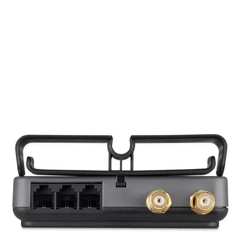 Back view of Power Strip Surge Protector With 12 Outlets and 10 Ft Flat Plug Heavy Duty Extension Cord for Home Office Travel Desktop Computer