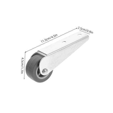 Door Roller Wheels For Sliding Wardrobe And Barn Doors Anti Droop Support Wheel for garden gates and yard fences, nylon silver