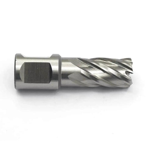 Rugged Annular Cutter Kit For Magnetic Drill Press With Weldon Shank Three Quarters Inch Cutter Five Eighths Inch Cutting Diameter
