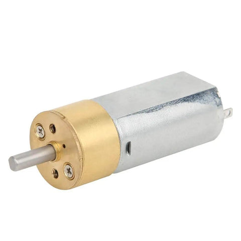 DC 12V Mini Planetary Gearbox Motor With All Brass Reducer, All Metal Construction, High Torque, Low Noise Micro Speed Reduction Gearbox