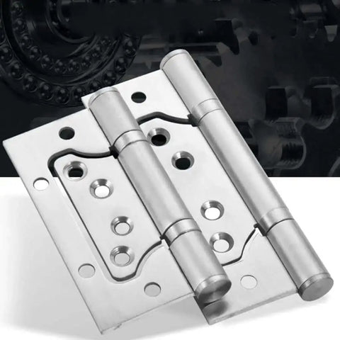 Heavy Duty Slot Free Hinges For Cabinets And Closets 4 Inch To 5 Inch Silent Thickened Stainless Steel Interior Door And Cabinet Hinges