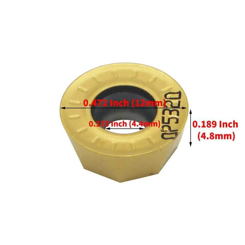Face Mill Cutter Holder EMRW 6R 63 22 R8 FMB22 Seven Sixteenth Inch RPMT1204 Hard Alloy Blade dimensions shown.