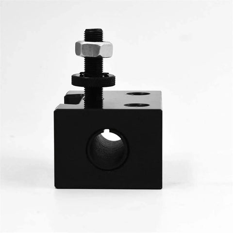 Heavy Duty 250-104 Wedge Type Piston Quick Change Tool Holder for CNC Lathe and Mini Lathe, durable steel block view
